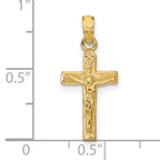 14k Crucifix Pendant