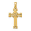 14K Polished Cross Charm