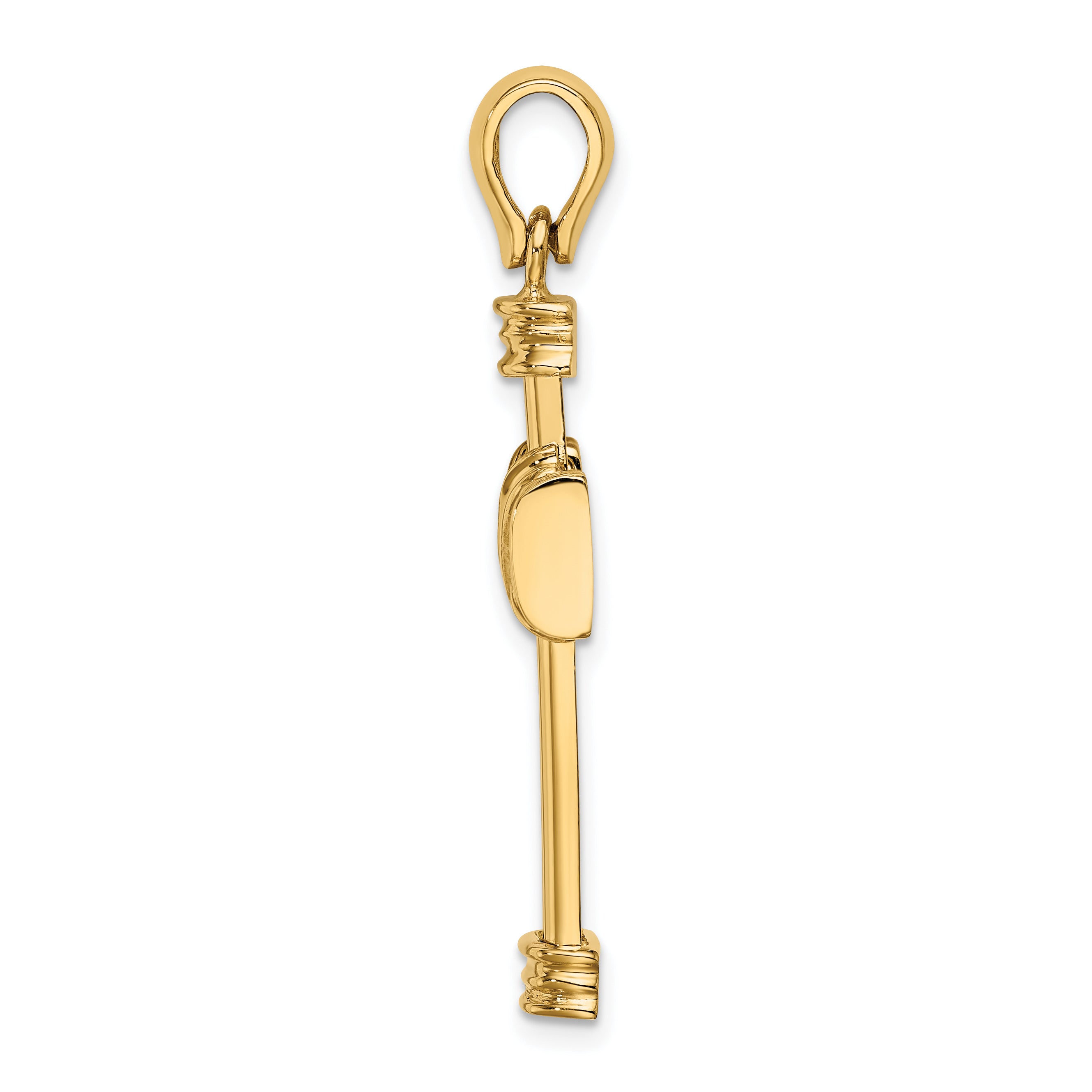 14k Polished w/ X In Center of Cross Charm Secondary image