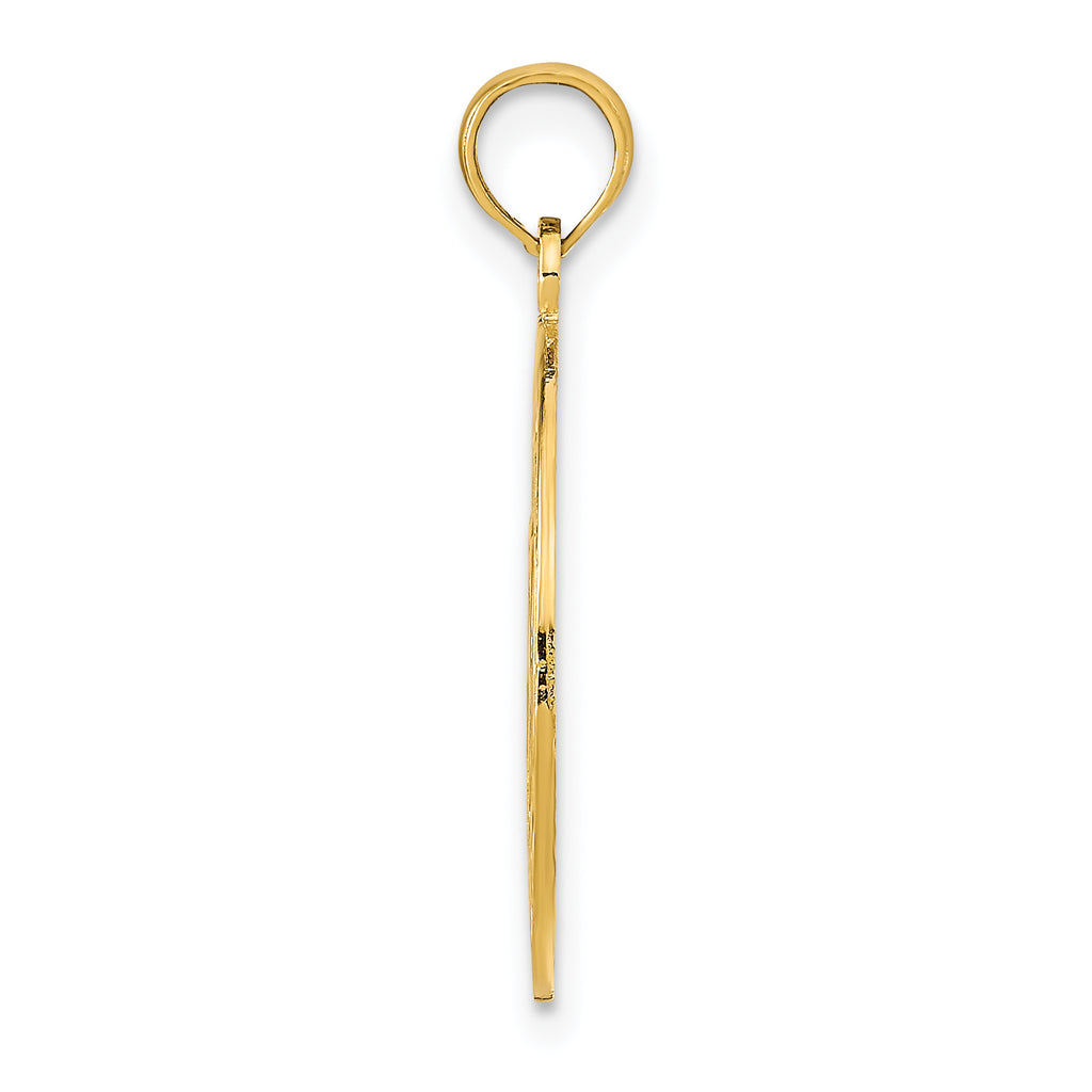 14K MARCO ISLAND with Dolphins Circle Pendant