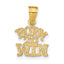 14K BORN TO WIN Pendant