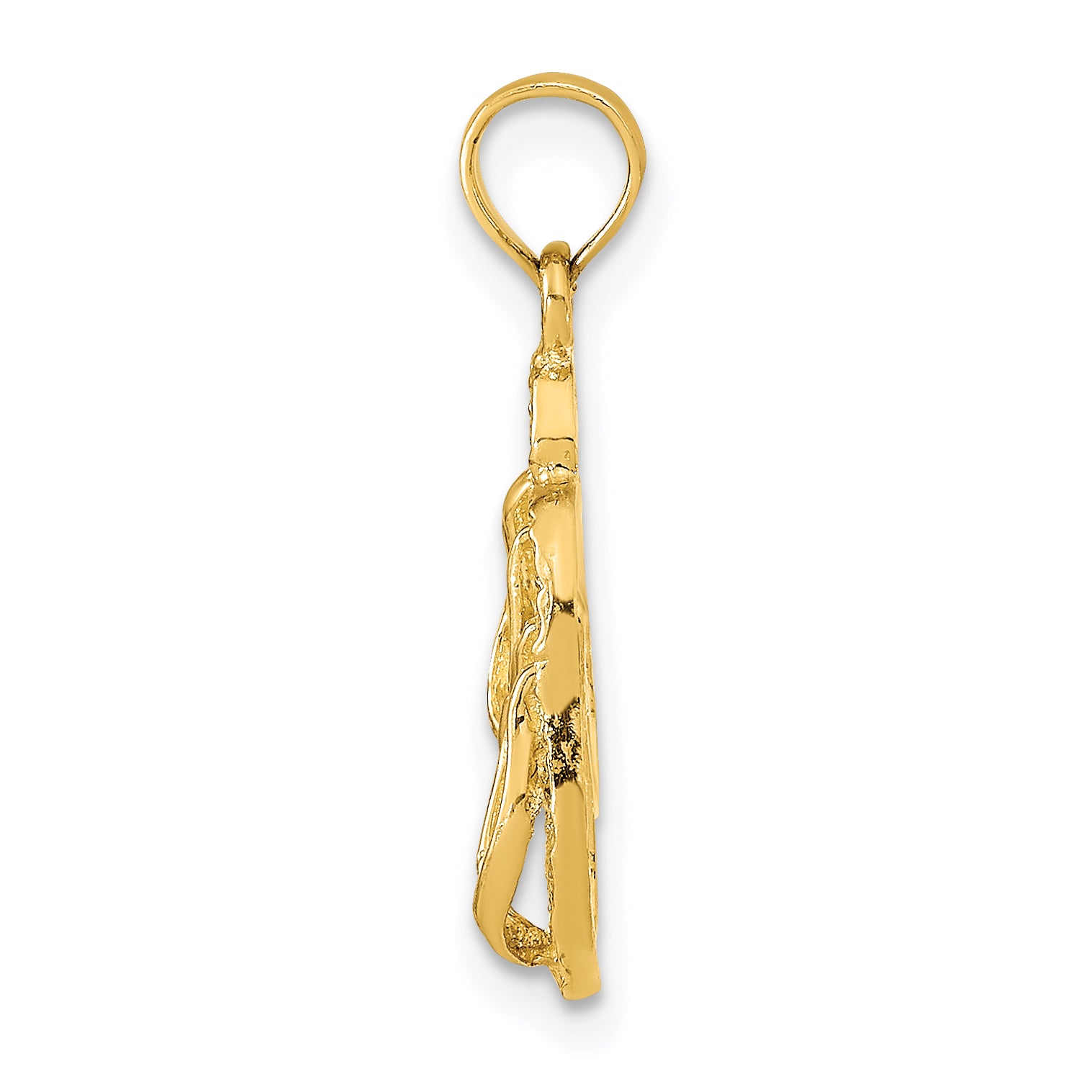 14K ST. GEORGE ISLAND Reversible Flip Flops Pendant Secondary image