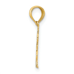 14K GAMBLER w/Cards Pendant