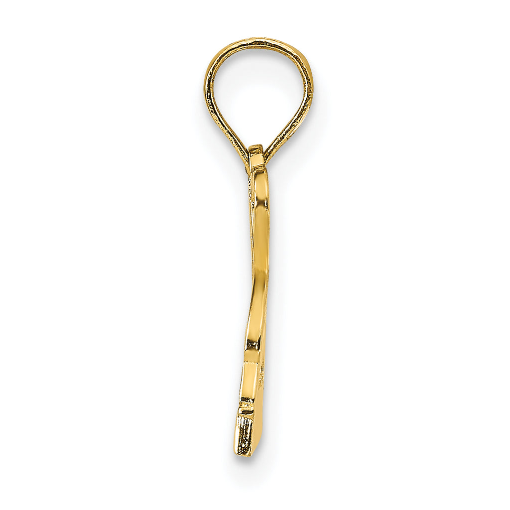 14K I HEART ST. JOHN w/Dolphin Pendant