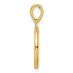Tree of Life Circle Pendant in 14K Yellow Gold, 14mm - Sophia Jewelers
