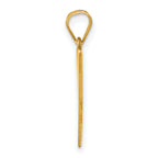 14K Class Of 2026 Rally Flag / Graduation Charm