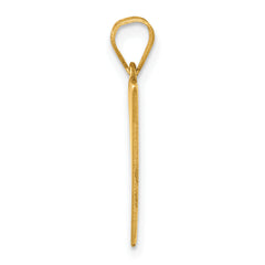 14K Class Of 2026 Rally Flag / Graduation Charm