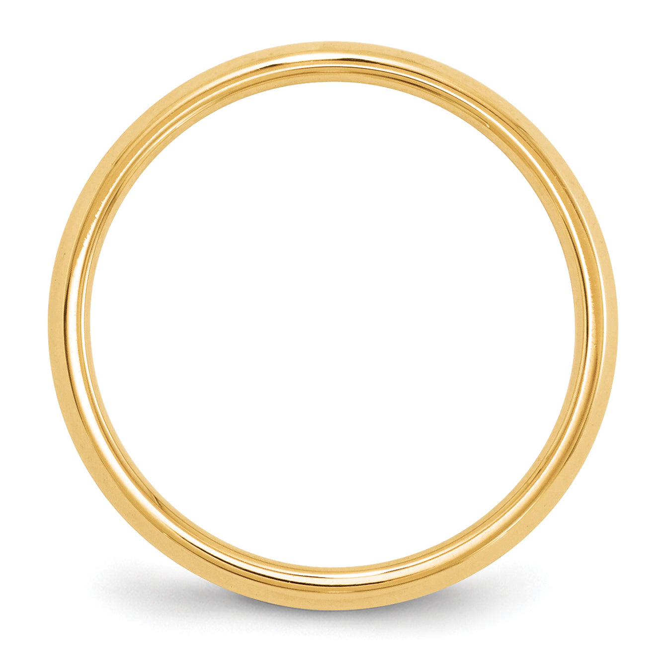 14K Yellow Gold Comfort-Fit Wedding Band 6mm Secondary image