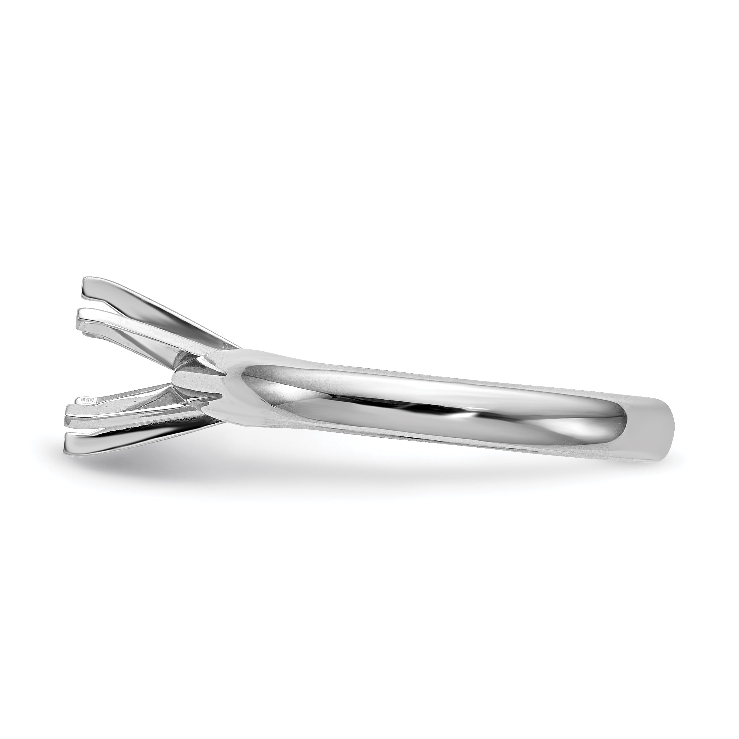 Platinum 1/2ct. Heavy-Weight Comfort-Fit 6-Prong Ring Mounting (No Stone Included)