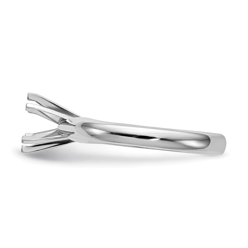 Platinum 1/2ct. Heavy-Weight Comfort-Fit 6-Prong Ring Mounting (No Stone Included)