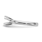Platinum 1/2ct. Heavy-Weight Comfort-Fit 6-Prong Ring Mounting (No Stone Included)