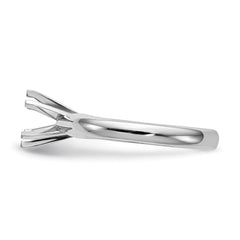 Platinum 1/2ct. Heavy-Weight Comfort-Fit 6-Prong Ring Mounting (No Stone Included)
