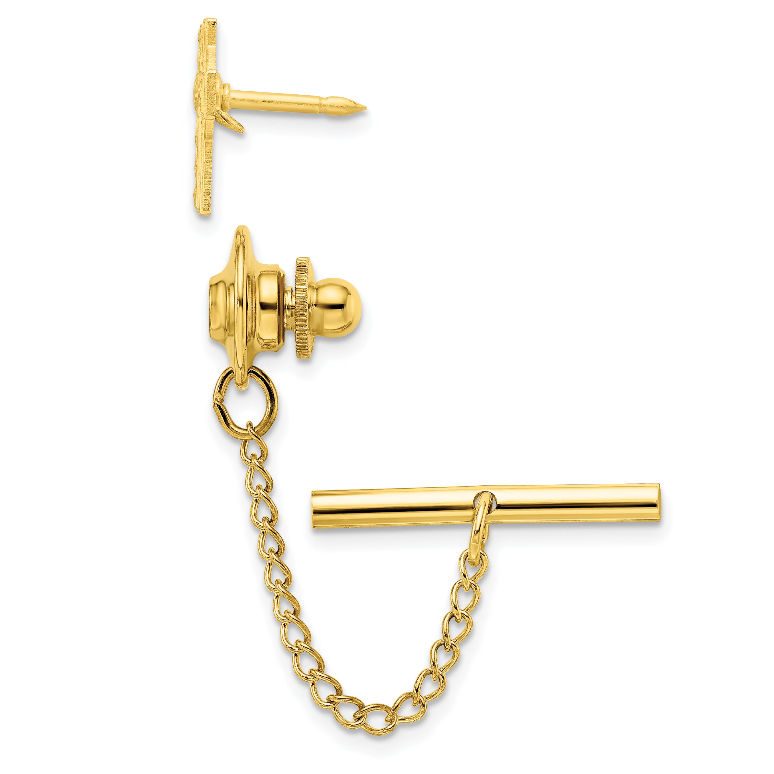 Kelly Waters Gold-plated Celtic Cross Tie Tac