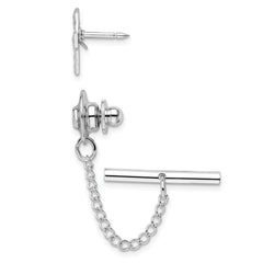 Kelly Waters Rhodium-plated Celtic Cross Tie Tac