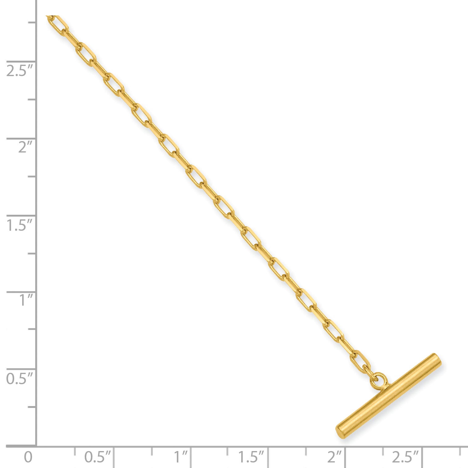 Kelly Waters Gold-plated Cable Link Tie Chain