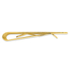 Gold-plated Kelly Waters Four Square Engraveable Money Clip