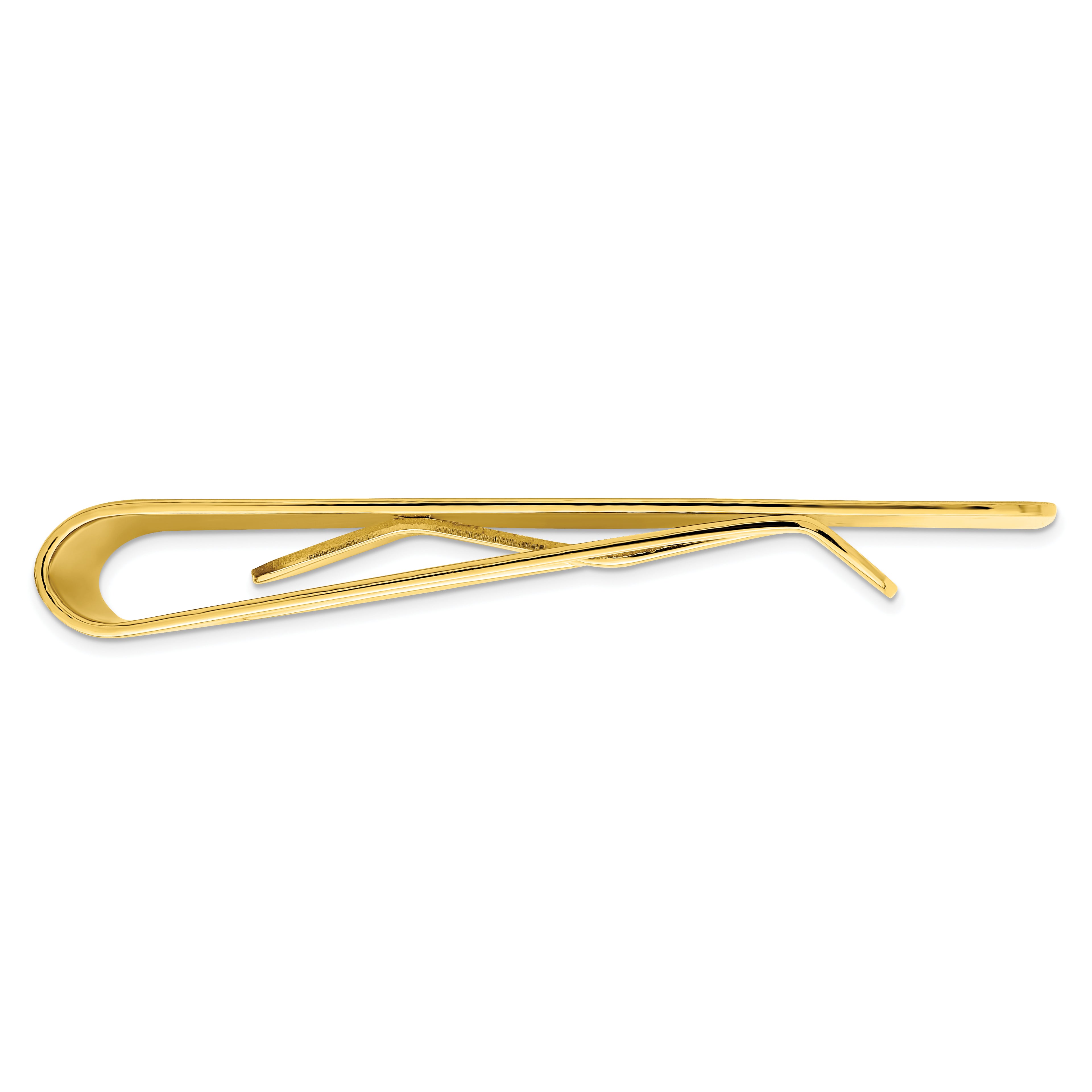 Gold-plated Kelly Waters Four Square Engraveable Money Clip