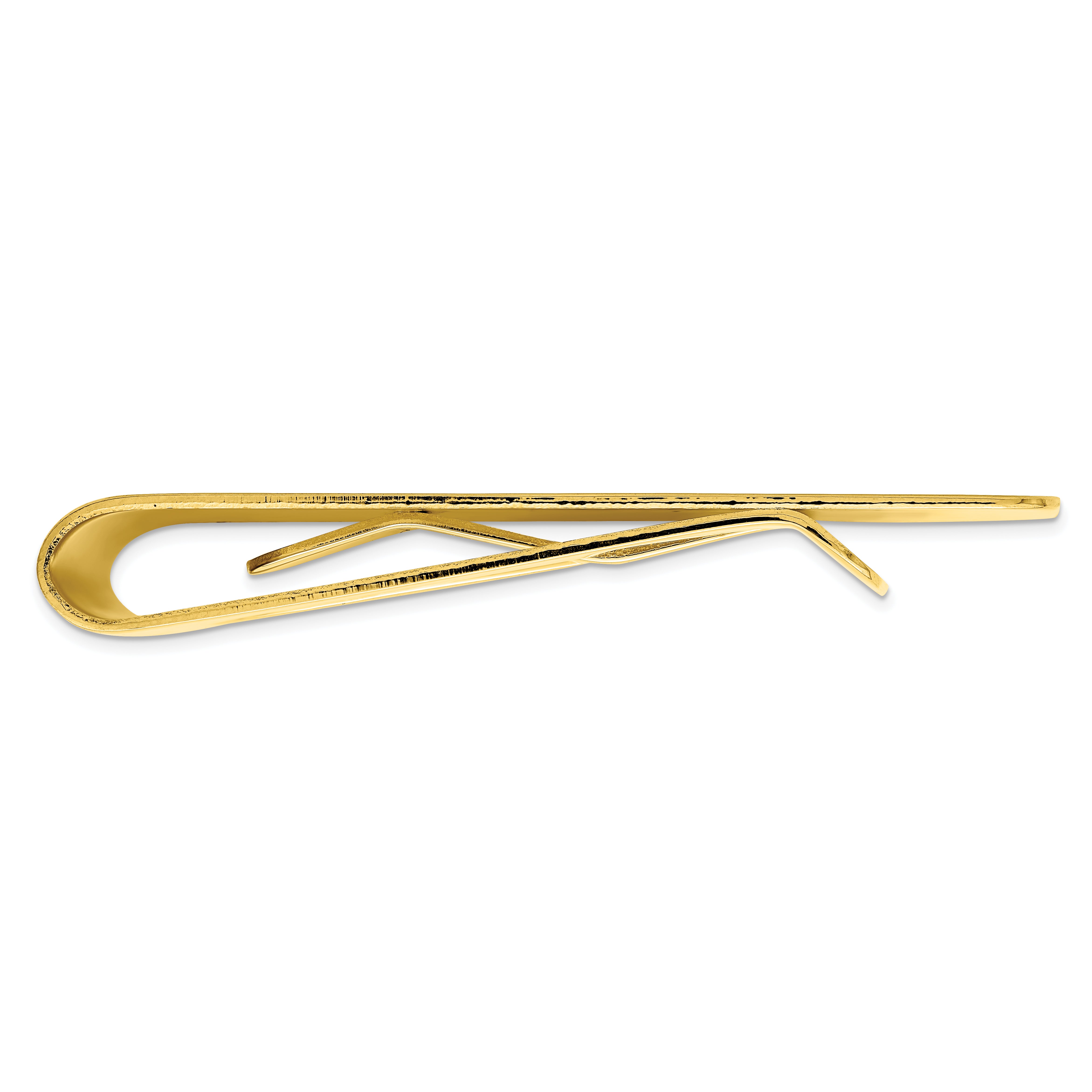 Gold-plated Kelly Waters Honey Comb and Square Engraveable Money Clip