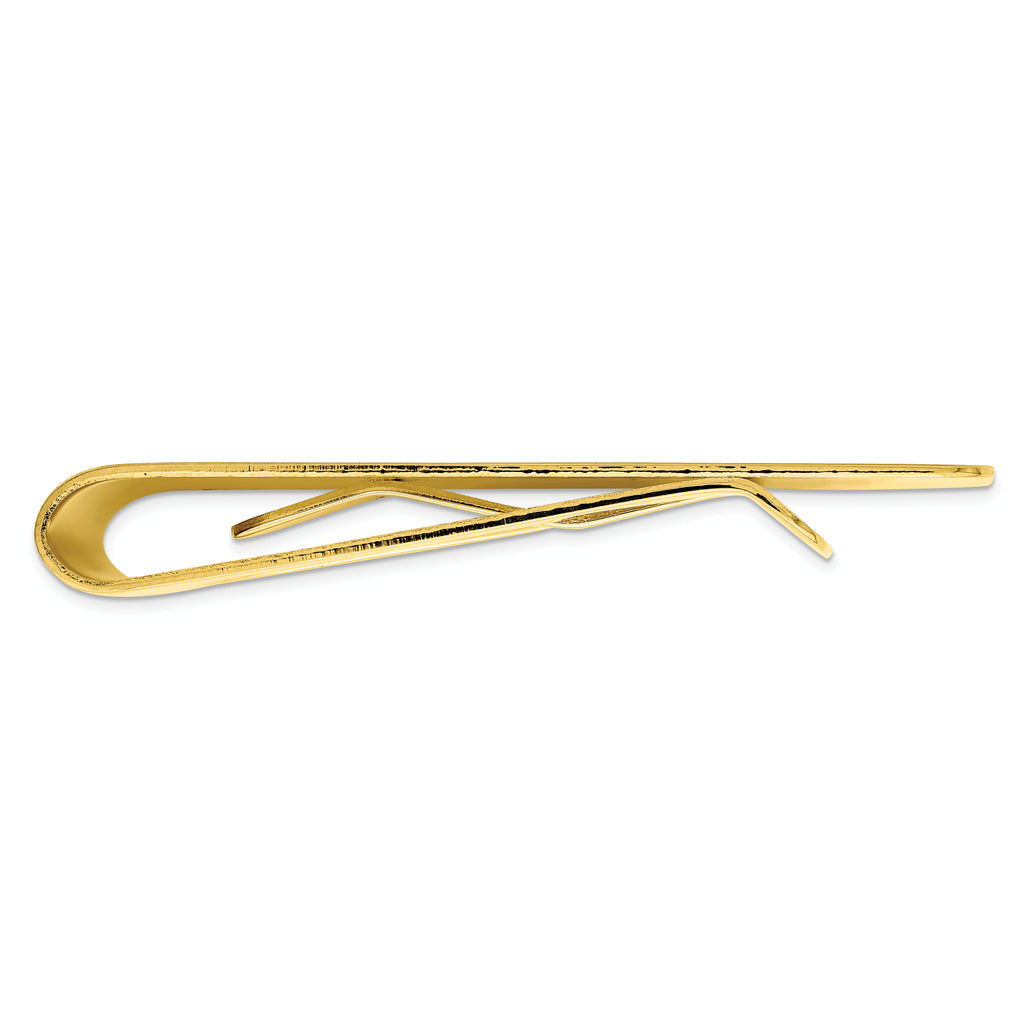 Gold-plated Kelly Waters Honey Comb and Square Engraveable Money Clip