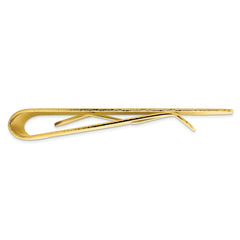 Gold-plated Kelly Waters Honey Comb and Square Engraveable Money Clip
