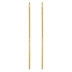 Kelly Waters Brass Pair of Two 2 inch Engravable Collar Stays