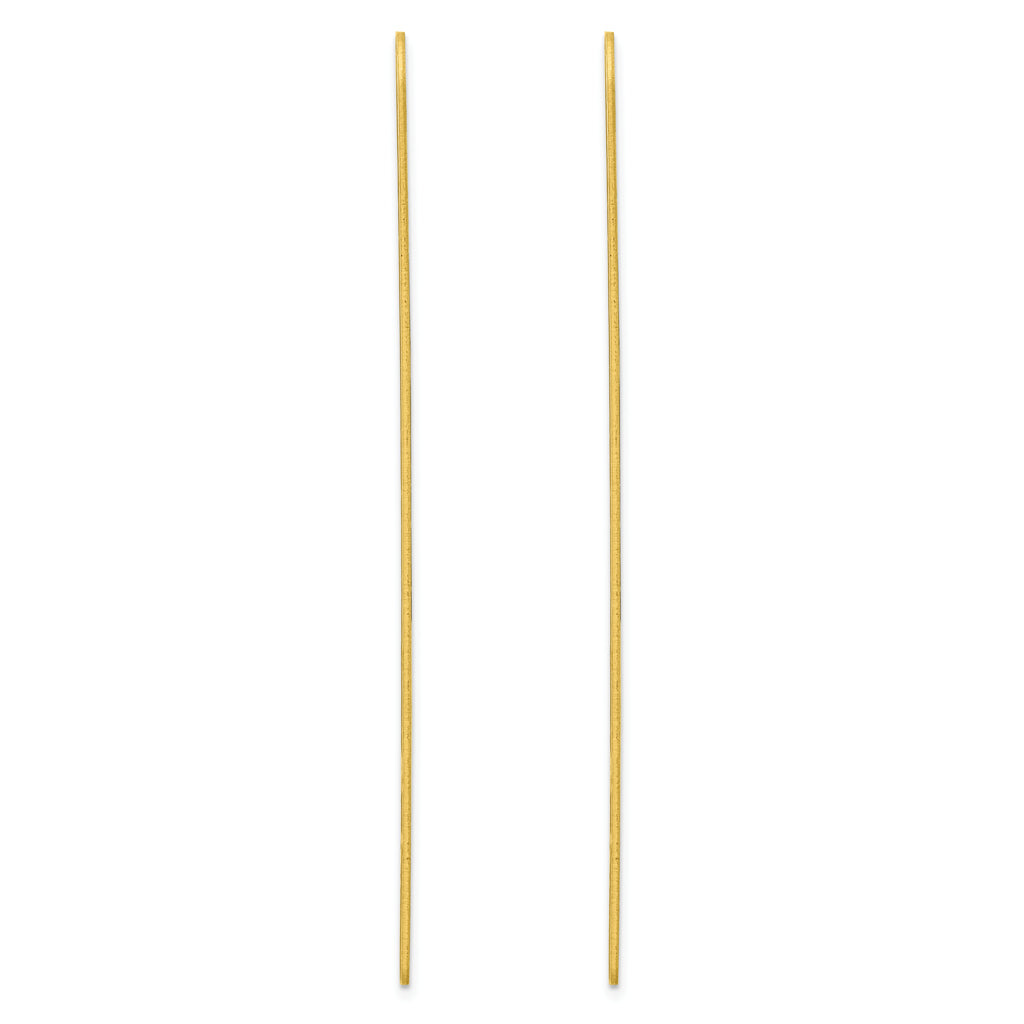 Kelly Waters Brass Pair of Two 3 inch Engravable Collar Stays