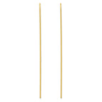 Kelly Waters Brass Pair of Two 3 inch Engravable Collar Stays