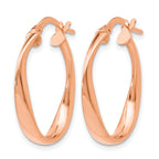 Plating Hoop Earrings in 14K Yellow Gold, 21x25mm - Sophia Jewelers