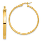 14K Polished Earrings