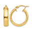 14K Polished Earrings