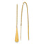 14K Polished Tear Drop Threader Earrings