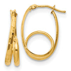 14K Polished Fancy Earrings