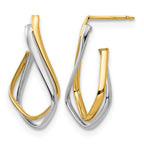 Stud Earrings in 14K Yellow Gold, 14.25mm - Sophia Jewelers