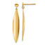 14K Polished Post Dangle Earrings