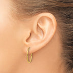 14k 1.00mm Endless Hoop Earring