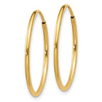 14k 1.00mm Endless Hoop Earring