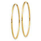 14k 1.00mm Endless Hoop Earring