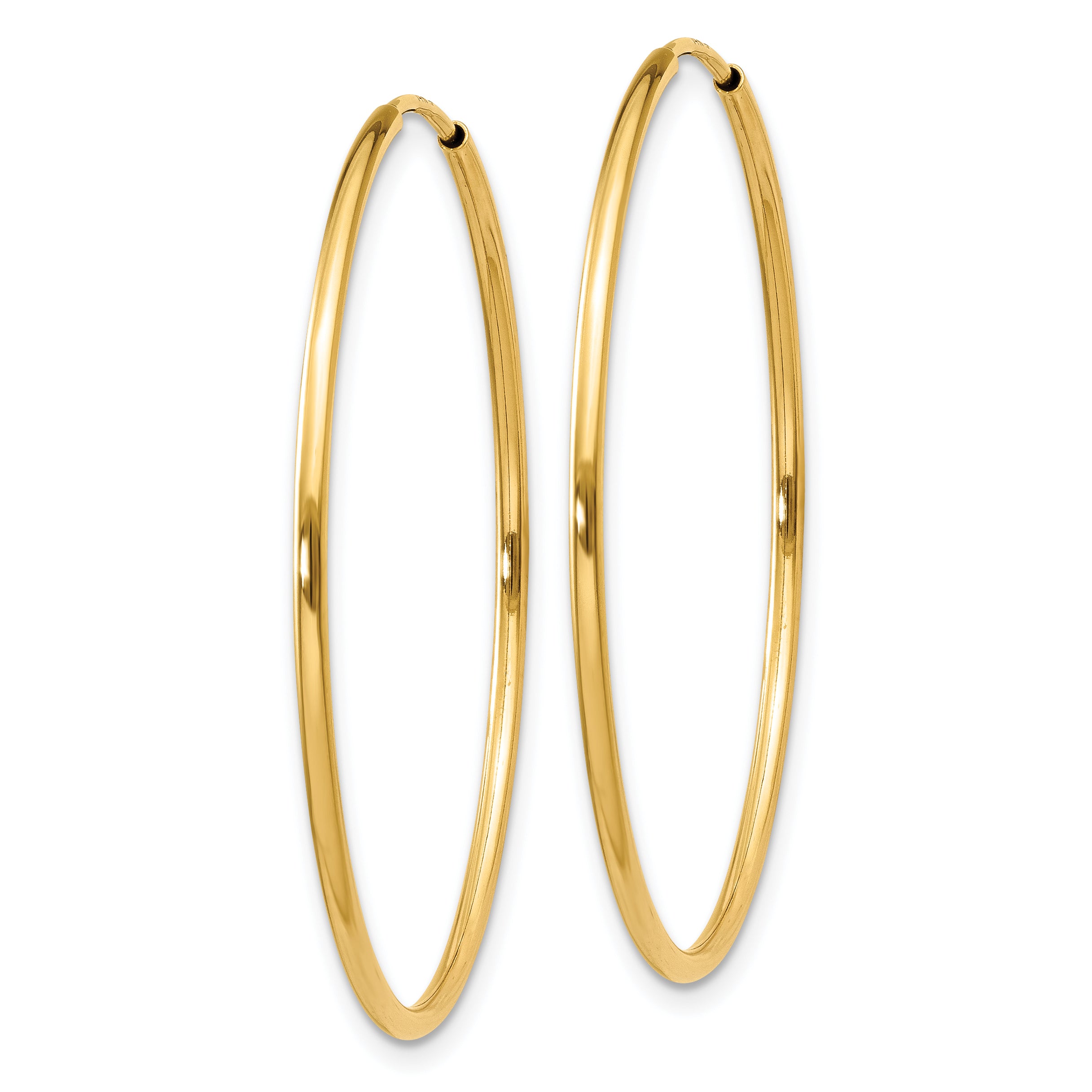 14k 1.00mm Endless Hoop Earring