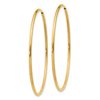 14k 1.00mm Endless Hoop Earring