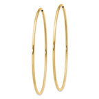14k 1.00mm Endless Hoop Earring