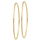 14k 1.00mm Endless Hoop Earring