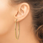 14k 1.50mm Polished Round Endless Hoop Earrings
