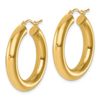 14k Polished 5mm Polished Hoop Earrings