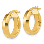14K Polished Hoop Earrings