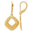 14K Yellow Gold Polished Drop Earrings, 34mm