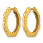 14K Yellow Gold Polished Hoop Earrings, 2.5mm