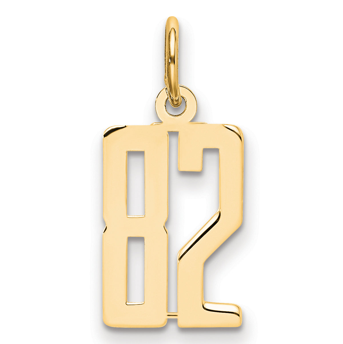 Elongated Laser Cut Themed Charm in 14K Yellow Gold - Sophia Jewelers
