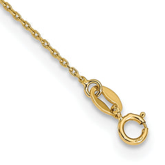 14K Tri-color Sideways Cross Beaded Rosary Style 18 inch Necklace