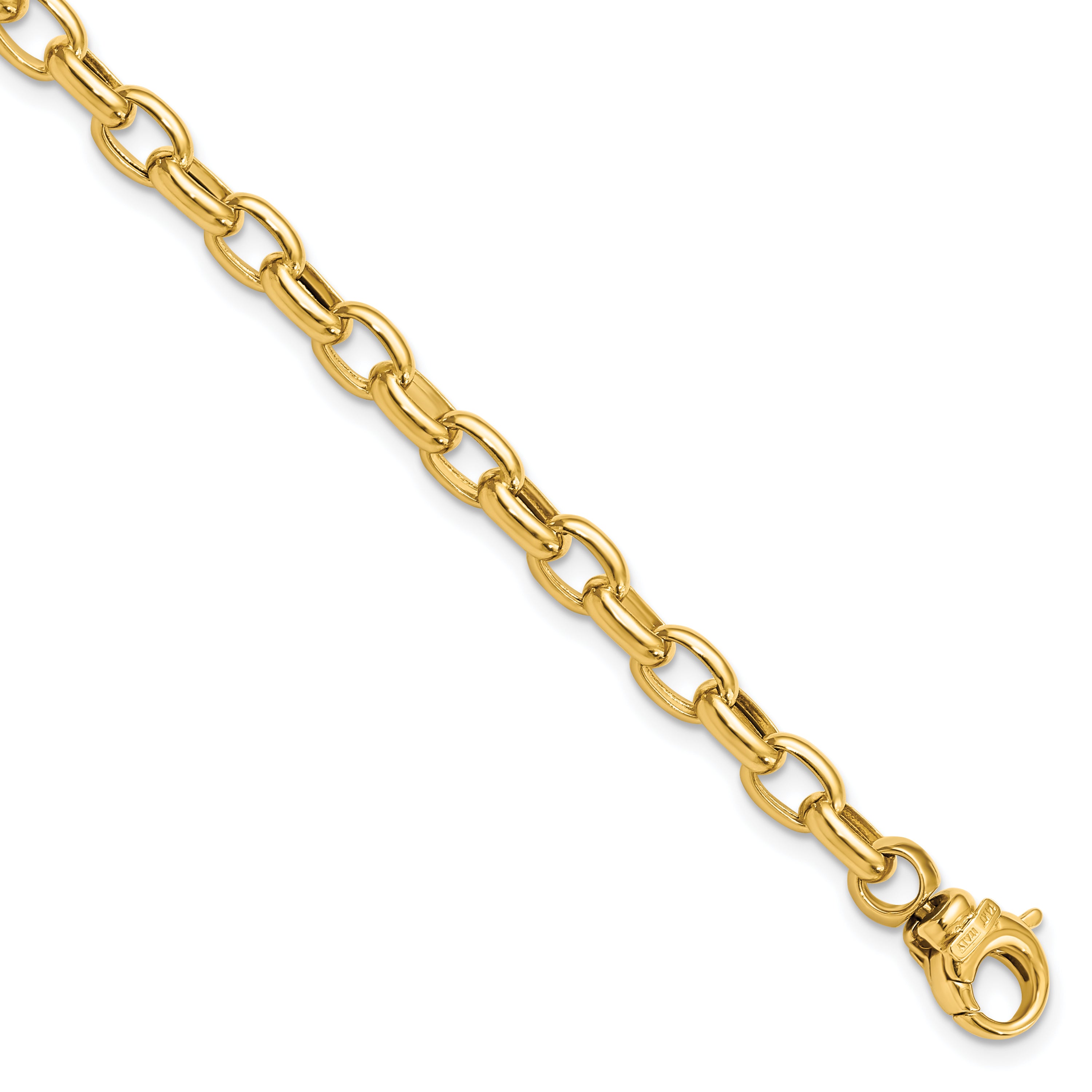 14K Polished Fancy Link Bracelet Main image