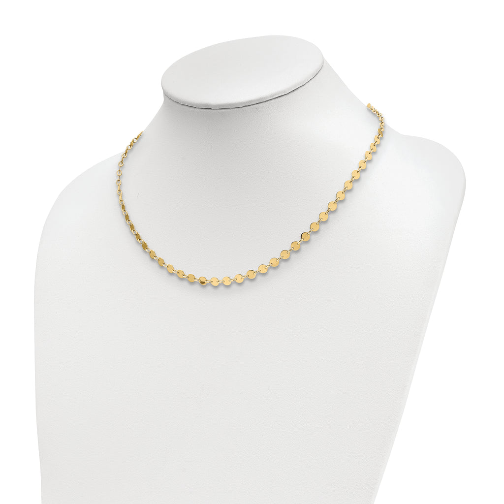 14k Polished Necklace